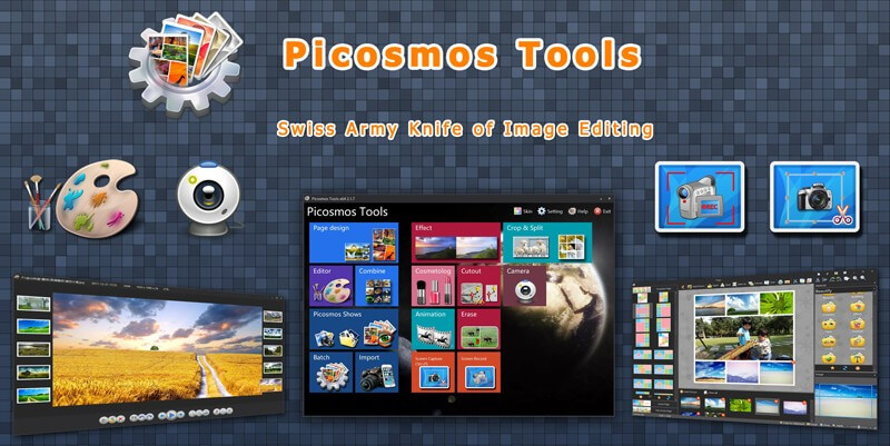 تعديل الصور ، إضافة التأثيرات والفلترات ، عمل كولاج ، تحسين مظهر الرسومات ، download Picosmos Tools