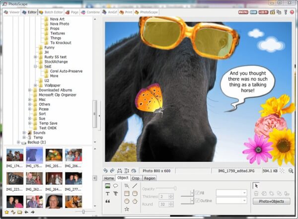 تحميل برنامج تعديل الصور Photoscape فوتوسكيب