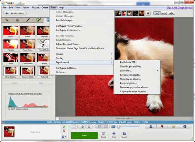 تحميل برنامج تنظيم وعرض الصور Picasa للكمبيوتر
