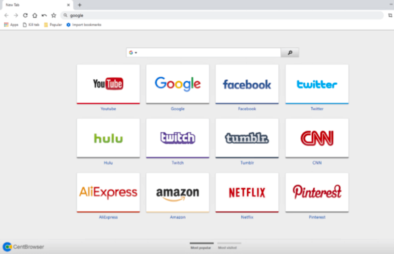 تحميل متصفح الويب الجديد Cent Browser مجانا للكمبيوتر