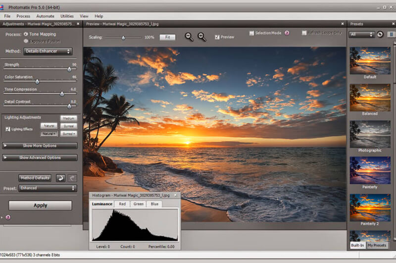 تحميل برنامج اضافة التأثيرات على الصور Photomatix للكمبيوتر