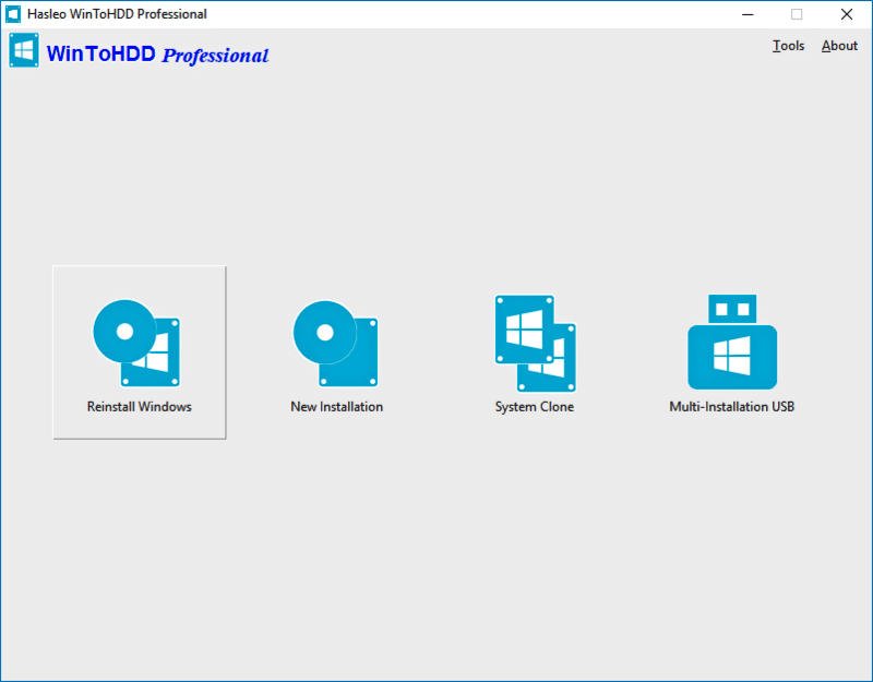 برنامج تنصيب الويندوز من الهارد WinToHDD للكمبيوتر